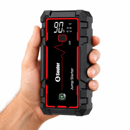 Soulor™ Portable Jump Starter – Powerful Emergency Car Battery Booster